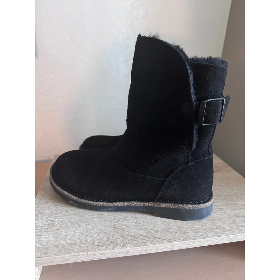 Botas Birkenstock de piel de oveja negras talla 37 EU - 6,5 EE. UU. Foto 3 de 4