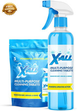 Multi Cleaner Spray Bottle and 5X Cleaning Tablets Cleaner for Oven Kitchen