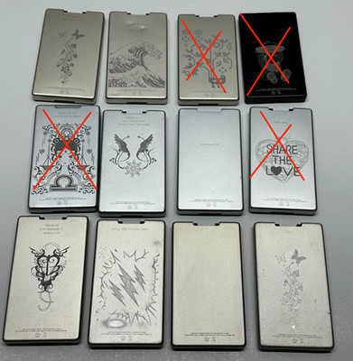 Original Custom Art Back Cover Panel for Microsoft Zune 120GB 1376 80gb 1126