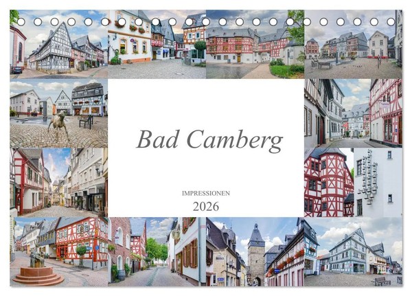 Bad Camberg Impressionen (Tischkalender 2026 DIN A5 Quer), Calvendo...-image
