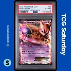 2013 POKEMON BLACK & WHITE LEGENDARY TREASURES #54/113 MEWTWO EX HOLO PSA 6