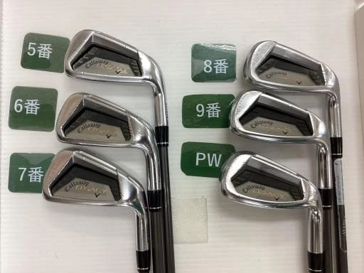 Callaway LEGACY Iron Set Golf Club 5-P 6pcs LEGACY SERIES 60i/SR #AB18673 - Image 2 of 4
