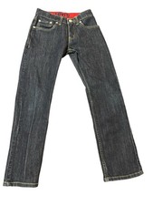 Levi's Boy's Blue Jeans Size 10 Regular 25x26 Adjustable Waist Straight Leg