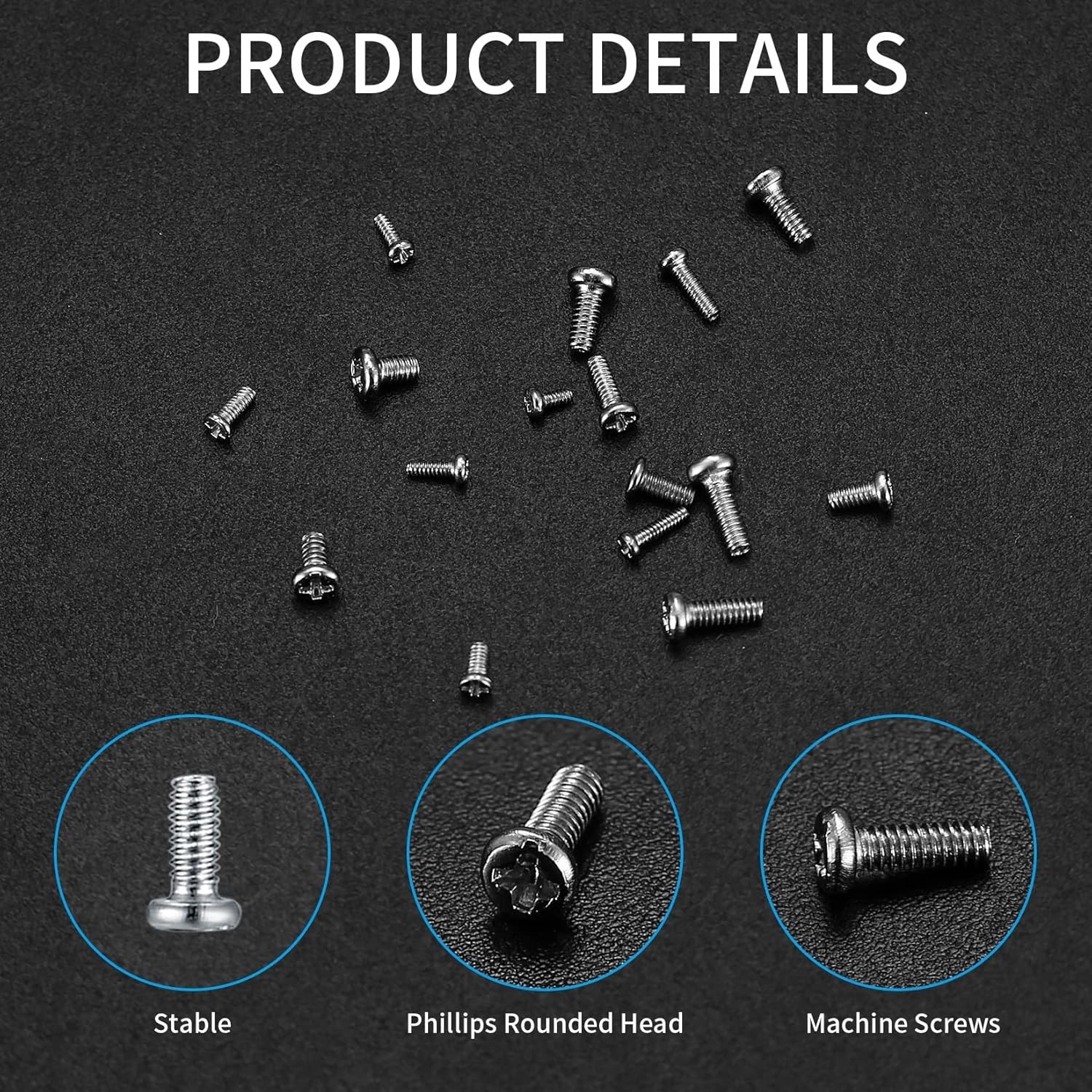 Small Machine Machine Screws 800Pc Tiny Screws For Electronics Micro Small Pan Head Machine Screws ...