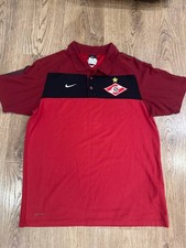 SPARTAK MOSCOW TRAINING POLO FOOTBALL JERSEY SOCCER SHIRT NIKE ORIGINAL SIZE L
