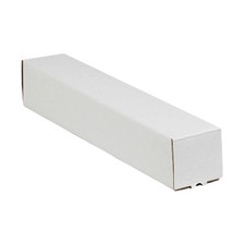 AVIDITI Long Cardboard Boxes, 25"L x 3"W x 3"H, Pack of 25 | Oyster White 