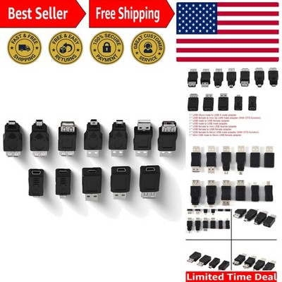 Universal USB Adapter Kit: 12 Connectors for Easy Data Transfer & Compatibility