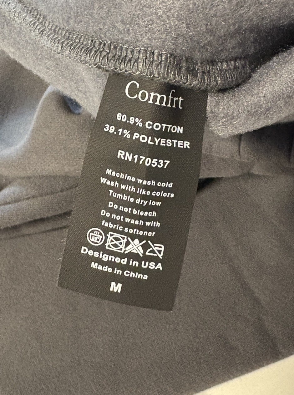 Comfrt Signature sweatpants Color- Steel Grey Unisex Adult Size Medium