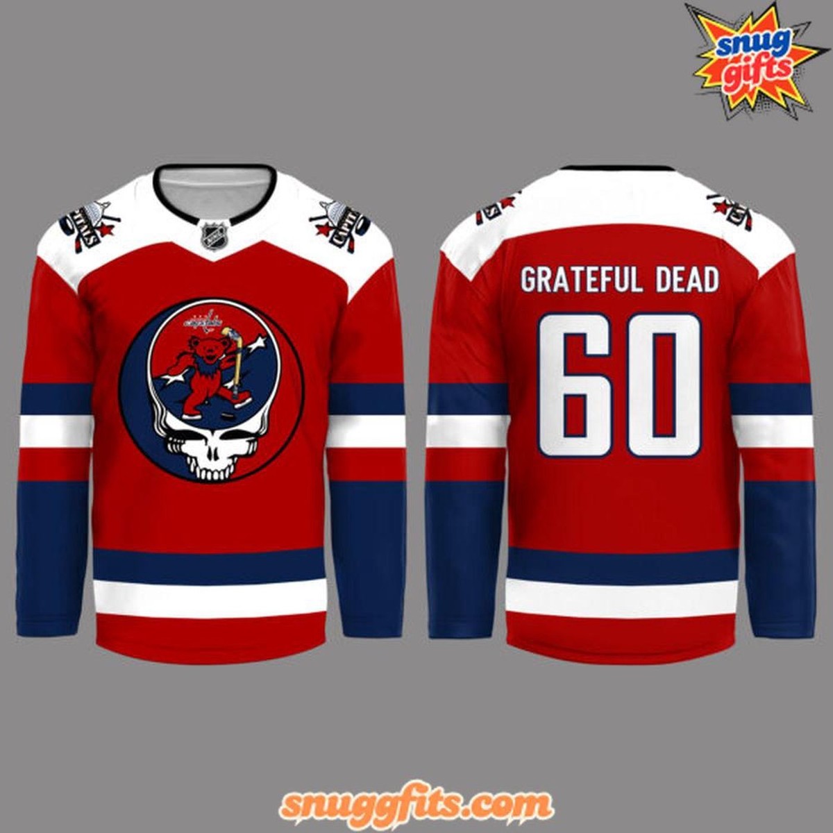Personalized Washington Capitals x Grateful Dead Night Special