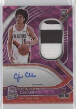 2020 Panini Spectra Rookie Jersey FOTL Purple Wave Prizm 1/8 CJ Elleby Auto 0u5r