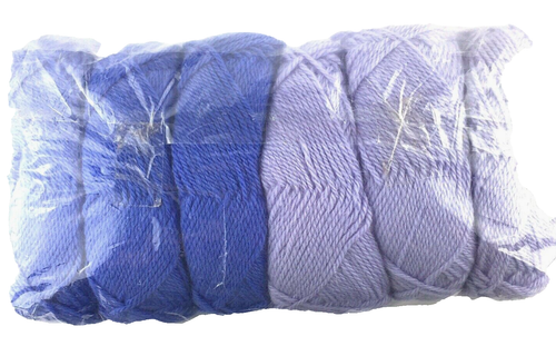 Shearing Shed Angora Wool Yarn Light Purple Lilac 6 Skeins - Picture 2 of 7