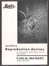 Leitz Auxiliary Reproduction Devices booklet 1933 Leica