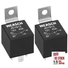 Pack JD191Car Relay, 1V 40A, 4 Pins SPST, Automotive Switches and Starters, 2