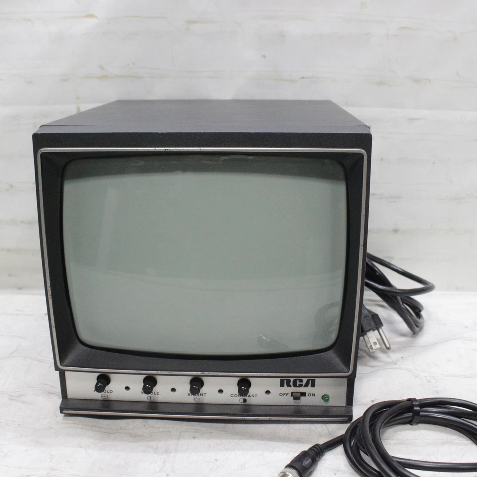Monitor de TV RCA de 9 pulgadas vintage modelo TC1910 probado funciona Foto 3 de 4