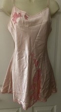 Women Victoria's Secret Solid Pink Intimate Babydoll Size M