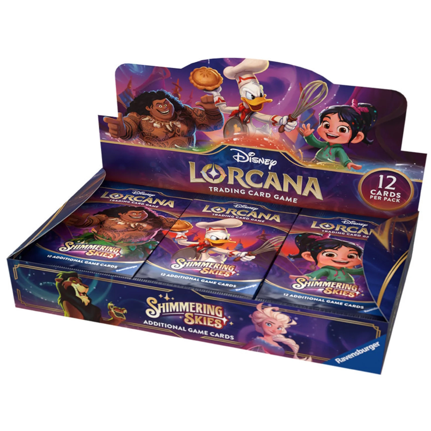Disney Lorcana TCG Коробка-бустер Мерцающие небеса - 24 упаковки Комплект из 5 23890₽