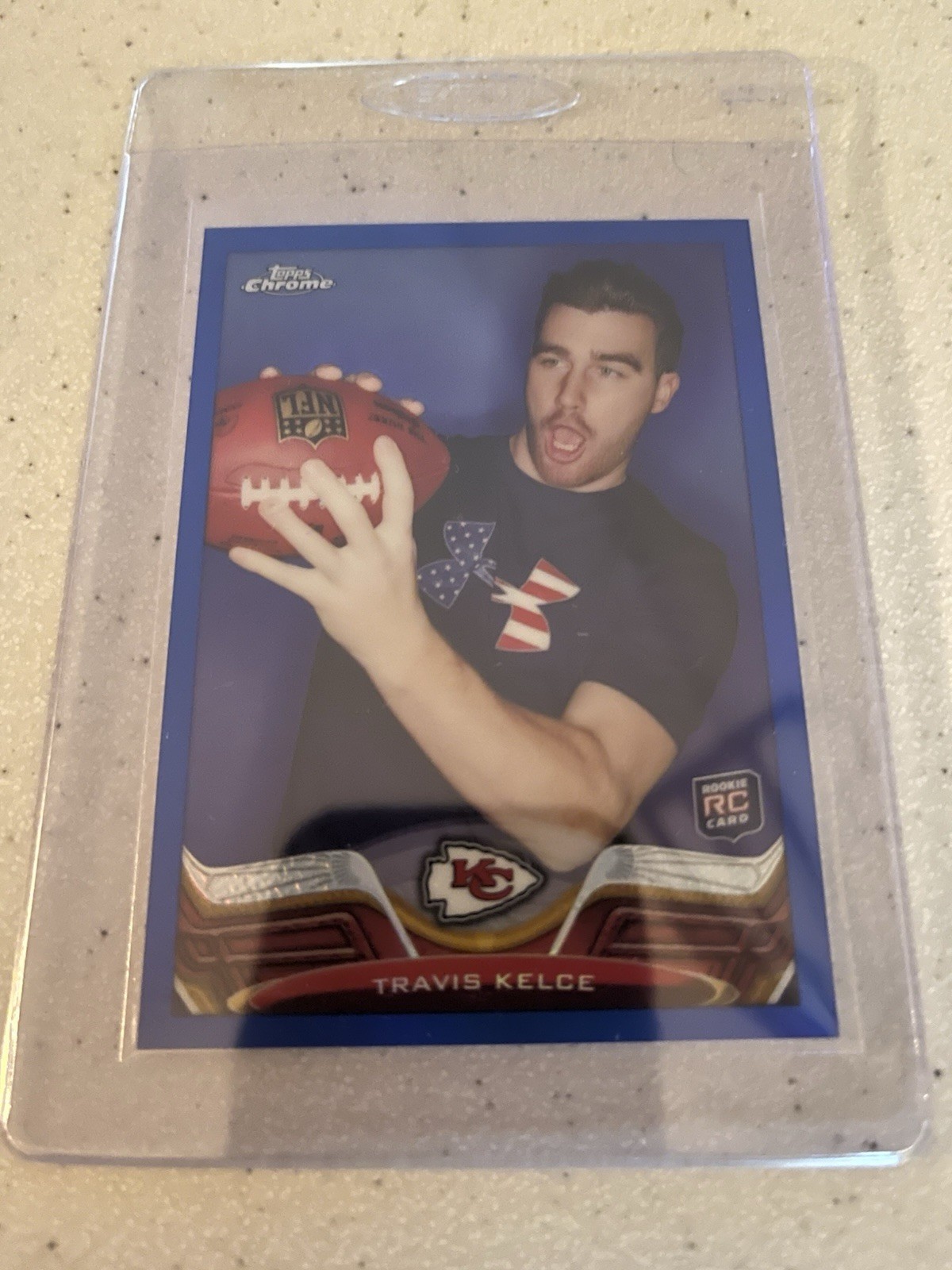 2013 Topps Chrome - Travis Kelce #118 Blue Refractor /199 (RC)