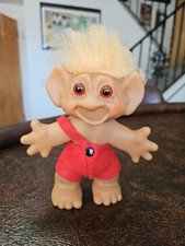Rare Thomas Dam Troll Doll Made Denmark US and Foreign Patent Pending, early 60s