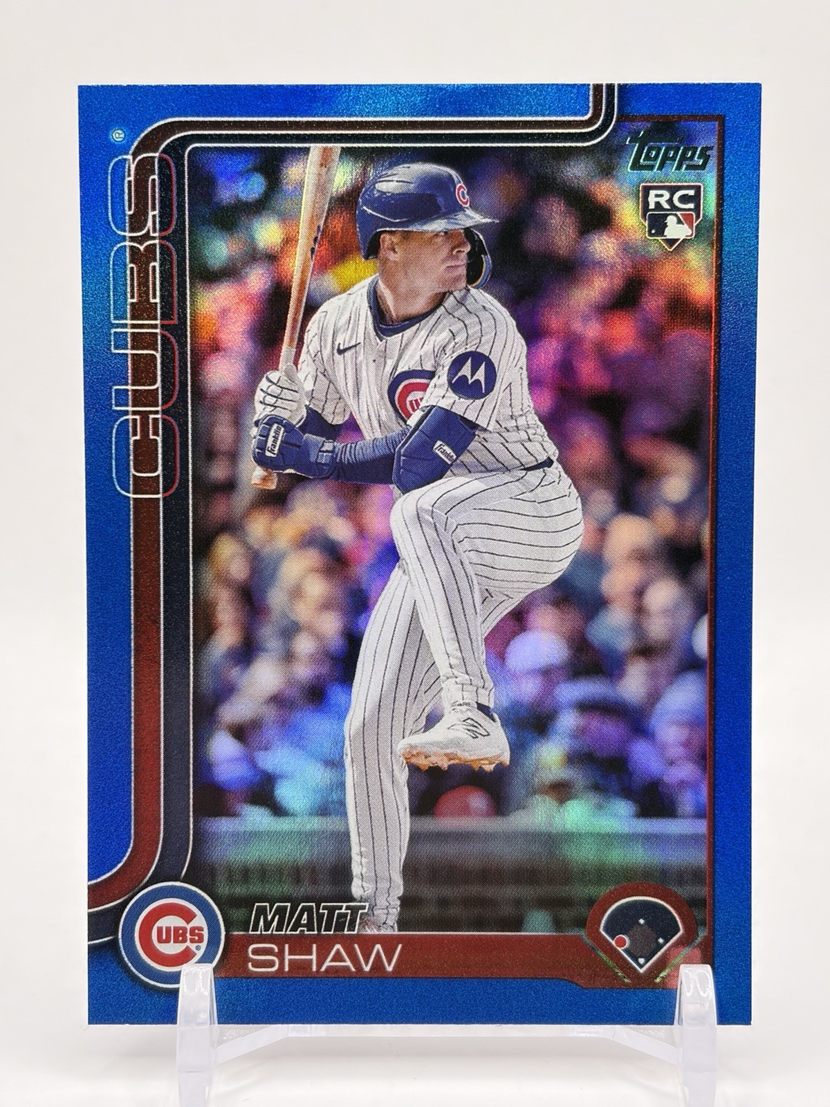 2025 Topps Update Blue Foil Matt Shaw RC #US200  /150