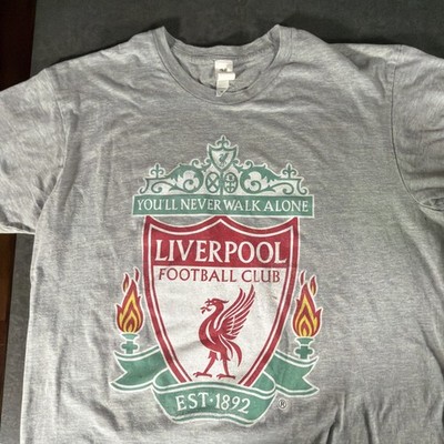 Liverpool FC You ll Never Walk Alone Graphic T Shirt Mens XL LFC Soccer Fan Tee