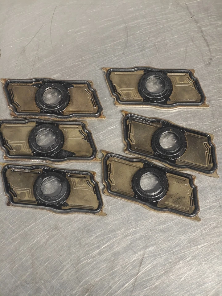 🇲🇫 6 CACHE PLAQUE INJECTEURS V6 TDI AUDI A6 C6 Q7 4L A4 B7 B8 Q5 8T A8 - Photo 2/3