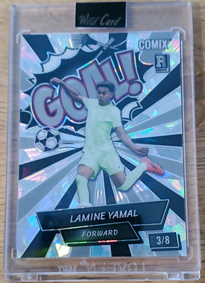 Wild Card 2024 Comix GOAL! Lamine Yamal Rookie 3/8 ACBLG-LY09