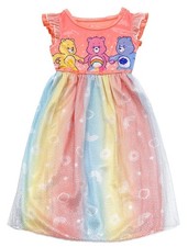 Care Bears Fantasy Nightgown for Girls, Toddler  Kids Princess Nightgown,...