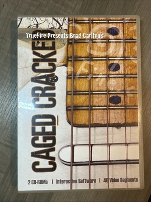 Brad Carlton Caged Cracked Truefire 2-Disc CD Set Guitar Instructional