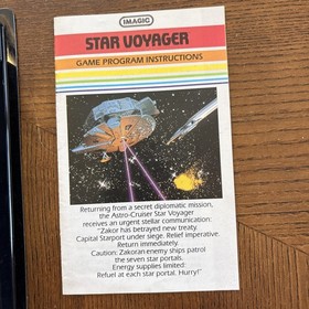 Star Voyager (Atari 2600, 1982) & 7800!! Imagic - CIB !!!