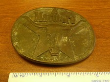 MARLBORO BRASS BELT BUCKLE