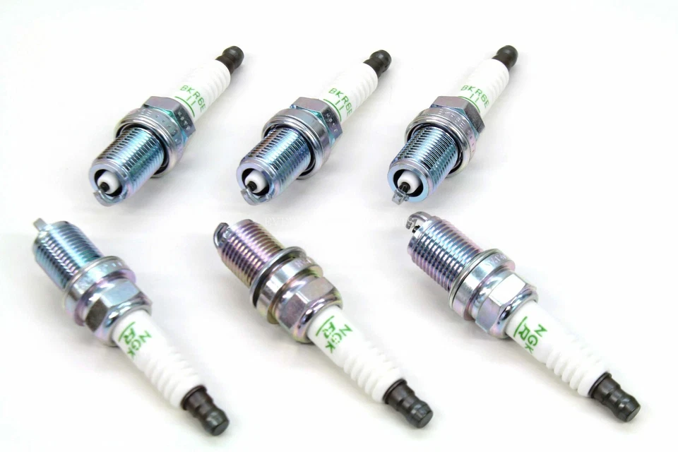 6 Pack of NGK Spark Plugs BKR6E-11 Honda 01-17 GL 1800 Gold Wing GL1800 A #V251* - Изображение 2 из 4