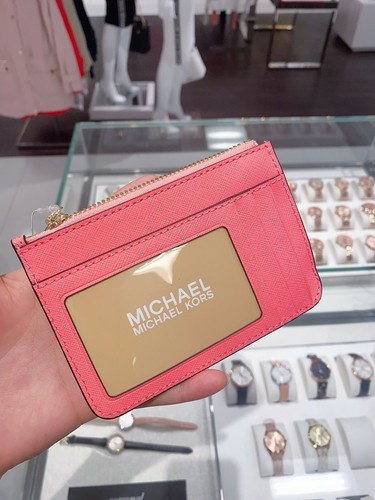 NWT Michael Kors Jet Set Travel Coin Key Chain Card Holder Wallet - Picture 98 of 130