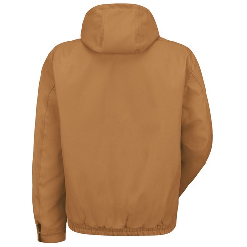 Red Kap Jacket Insulated Blended Duck Zip-Front Hooded Work Uniform JD20 - Picture 3 of 5