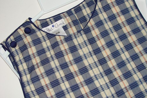 Petit Ami Outfit Boys 4T Outfit Plaid Great for Monograming NEW - Picture 2 of 5