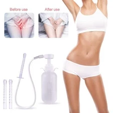 Shower Anal Cleaner Silicone Anus Enema Vaginal Washing Douche Nozzle Hot D6