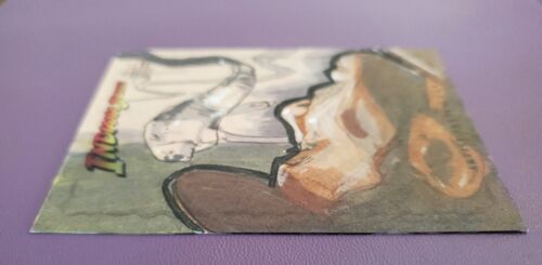 2008 sketch card INDIANA JONES ark raiders KODY CHAMBERLAIN topps COBRA SNAKE - Picture 4 of 6