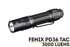 Fenix PD36 TAC 3000 Lumen Tactical Flashlight 1 * 21700 USB-C Rechargeable Batte
