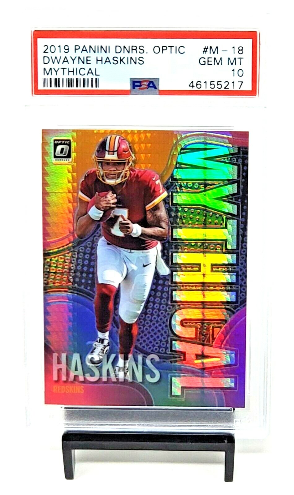 Dwayne Haskins Panini Donruss Optic Mythical #M18 Base