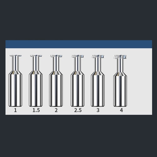 6 Spannuten Schaftfräser VHM-Fräser Vollhartmetall T Nutfräser 4-16mm Schaft - Bild 8 von 63