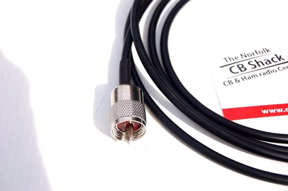 cb aerial extension lead 2 x pl259 4m long high quality rg58 and pl258 coupler - Image 2 of 4