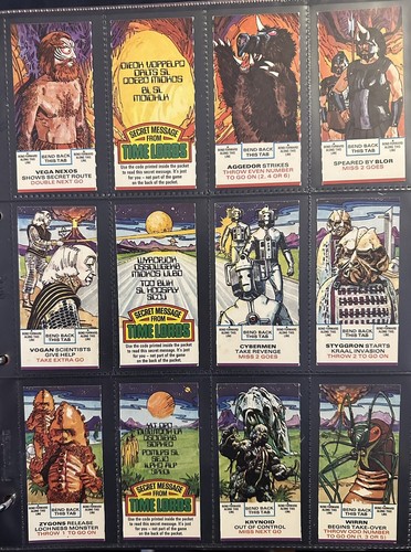 WEETABIX CARDS : DOCTOR WHO Complete Set of All 24 1977 TOM BAKER DALEKS - Picture 3 of 4