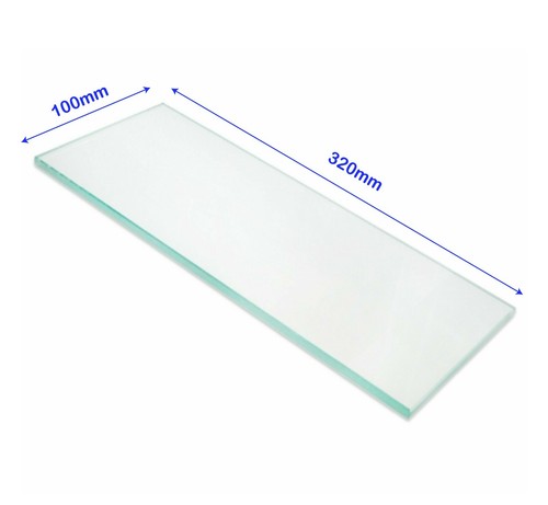 PIZZA OVEN DOOR GLASS 320mm x 100mm x 5mm GAS OR ELECTRIC HEAT PROOF GLASS PANEL - 第 2/11 張圖片