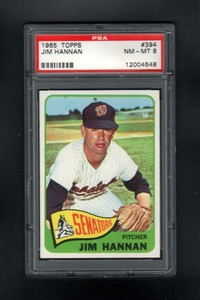 1965-TOPPS-394-JIM-HANNAN-WASHINGTON-SENATORS-PSA-8-NM-MT-CENTERED