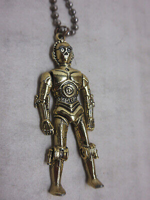 1977 20th Century Fox Star Wars C-3PO Necklace Pendant with 1977 20th Century Fox Star Wars C-3PO Necklace Pendant with