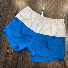 NOS Vintage Swim Trunks 70s 80s Shorts Athletic Track Gym Sunforce Mens Large