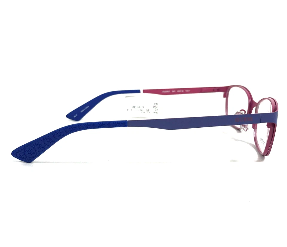 Monturas de gafas Guess Petite GU2563 091 azul mate rosa ojo de gato 49-16-135 Foto 3 de 4