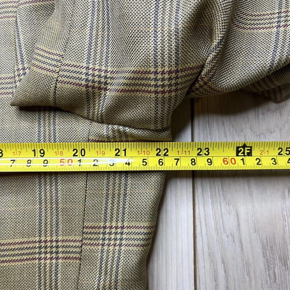 Blazer Chester Barrie Glen Tejido a Cuadros Tweed Lana Hecho en Inglaterra Para Hombres Talla 44L Foto 4 de 4