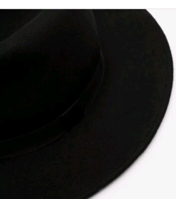 ZARA CLASSIC 100% WOOL HAT BLACK SZ S 3920 025 FEL | eBay display picture 1