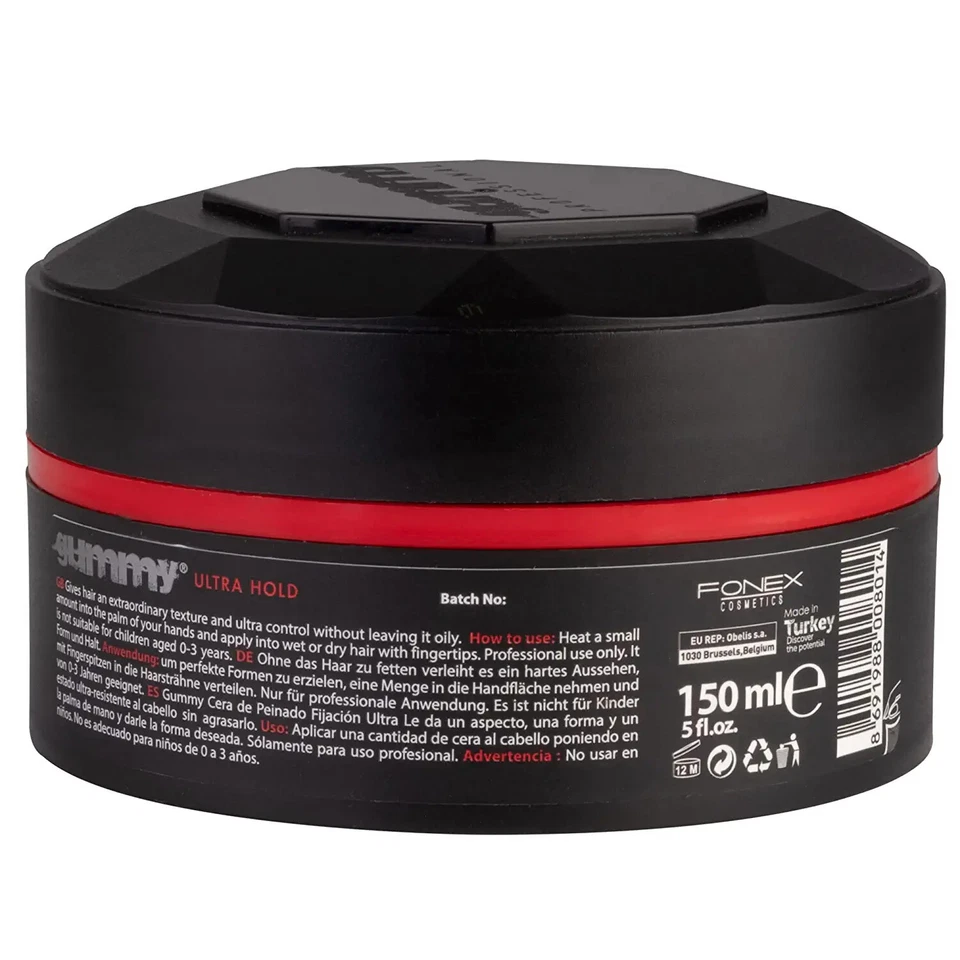 Cera Gummy Styling 5 oz embalagem pode variar (pacote com 5) | Ultra Hold - Imagem 4 de 4