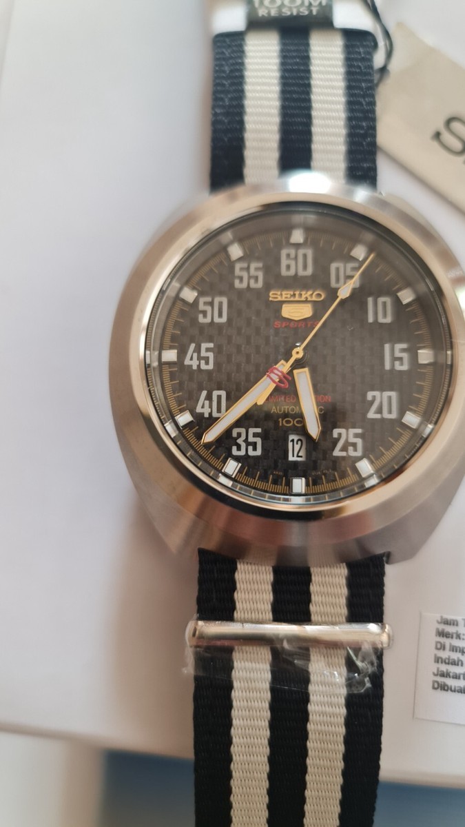 Seiko 5 Sports Men's Black Watch - SRPA93K1 for sale online | eBay